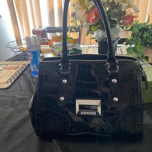 Guess purse with Grey Tiger Lining